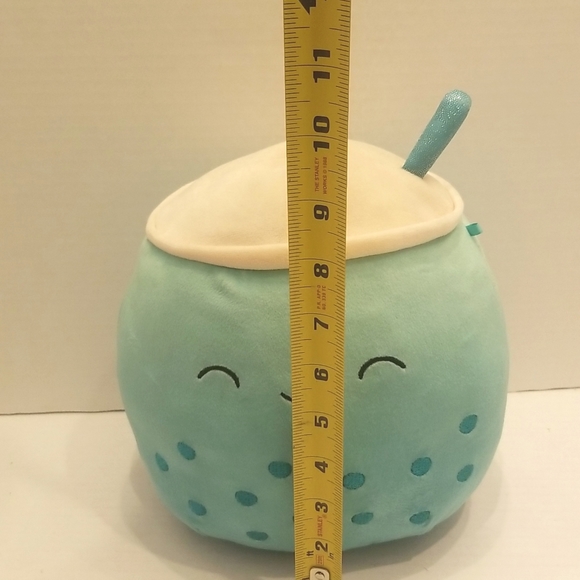Squishmallows Jakarria The Aqua Blue Bubble Tea Boba Drink Plush - Picture 9 of 9